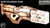 SCIFI PLASMA GUN - HARDSURFACE DESIGN