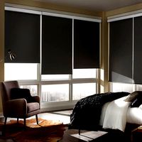 Blackout flame retardant blind roll screen