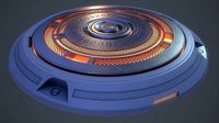 Sci-Fi Jumpad Platform