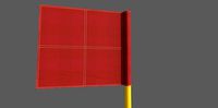 Corner Flag Low-Poly
