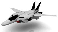 Rockwell Bell VF-1 Valkyrie Veritech Fighter 3D model