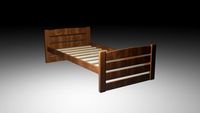 Wooden Bed 3D Model