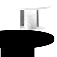 Forma and Cemento Atlante Dining Table