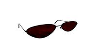 Sunglass G01 Black Red - Character Design Fashion