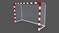 PBR Soccer Football Goal Post Z