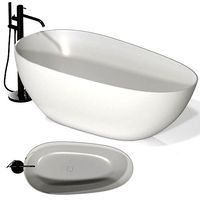 Acrylic bathtub Abber AB9211 170x80 freestanding