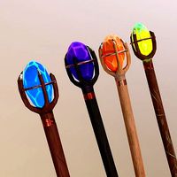 Old wooden staff