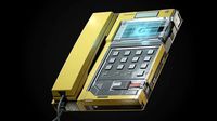 Cyberpunk Telephone Low-poly 3D model
