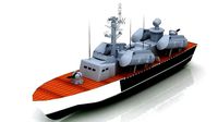 P205 Osa class missile boat 3D model