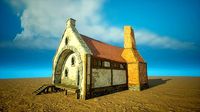 Medieval old House2-interior and exterior design