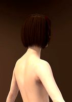 Short hair 003-FV2 for Yuna-FV2 3D model from 3DClo Software