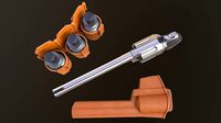 Rook Classic Revolver Nickel with Bandolier and Speedloader