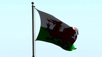 Animated Wales Flag