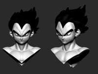Young vegeta Head