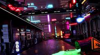Cyberpunk City Street Environment