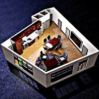 3d living room