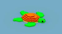 Voxel Sea Turtle