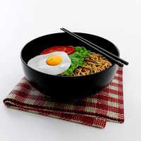 Realistic mie noodle