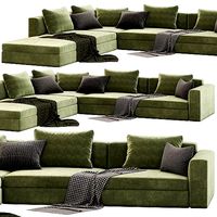 Poliform dune sofa set 01