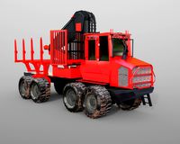 Komatsu forwarder 3D Model