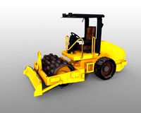 Wheel Dozer 3D Model