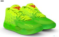 Rick and Morty x Puma MB 01 LaMelo Ball footwear wear yeezy adidas casual sneaker heel character air jordan basketball Urban people balenciaga shoes nike converse apparel shoescan