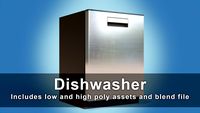 Dishwasher for Real-time and Archviz