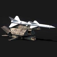 SA-75 Dvina SA-2 Guideline HQ-2 Surface To Air Missile