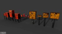 Painted Rusty Electrical Panels