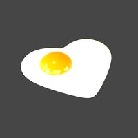 Fried Heart Egg v2 001