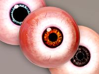 Eyes with Pupil dilation animation