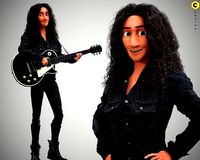 Stylized Cartoon man character rigged