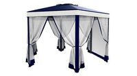 Hexagonal Garden Gazebo with Side Panels 01