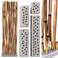 Bamboo low decor n6