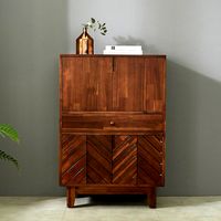 baum wood storage cabinet