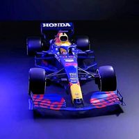 Redbull F1 2021 championship winning car with texture