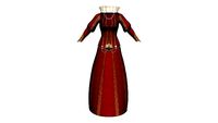 Medieval Quin Outfit Top Skirt Necklace