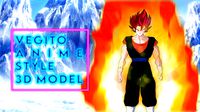 3D Vegito anime style