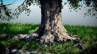 Tree on the Road - Complete tree package with particles