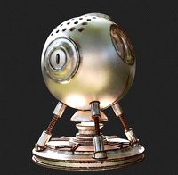 Blender smart material Rusty and metallic edges