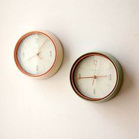 Retro Olive Silent Wall Clock