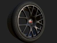 wheel and tire for car