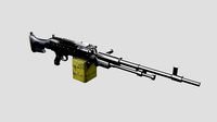 Machine Gun - 3D Low-poly game ready Model