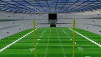 American Football Stadium - White
