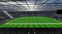 American Football Stadium - Black