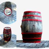 Barrel unique photorealistic