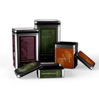 Square or Rectangular Tea Tins Set