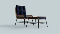 Chair and Stool Set in Real World Size