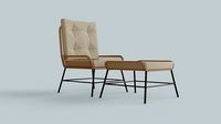 Chair and Stool Set in Real World Size