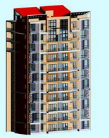 City office building architectural design 030